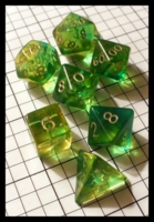 Dice : Dice - Dice Sets - Crystal Caste Firefly Green - Gen Con Aug 2011